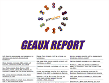 Tablet Screenshot of geauxreport.com